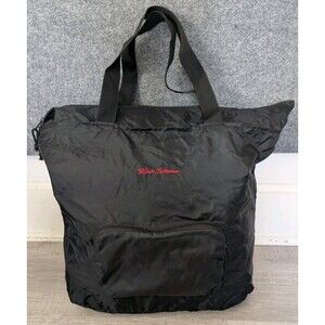 Rick Steves Black Hideaway Packable Tote Bag Folding Travel Tote Carry-On